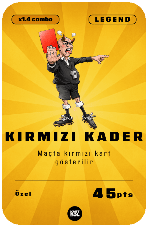 Kırmızı Kader kartı